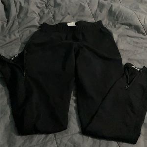 Black workout pants